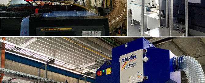 Strunguri CNC dotate cu echipamente filtrare vapori ulei